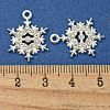 Alloy Micro Pave Clear Cubic Zirconia Pendants FIND-Z061-05S-3