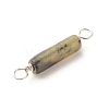 Natural Jade Connector Charms PALLOY-JF01574-06-5