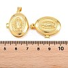 Religion Brass Locket Pendants KK-D232-21G-03-3