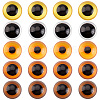   20Pcs 5 Colors Glass Craft Eyes Cabochons DOLL-PH0001-51-1