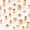 BENECREAT 120Pcs 12 Style Brass Beads KK-BC0002-66-5