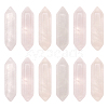 Olycraft 12Pcs Faceted Natural Rose Quartz Double Terminated Points G-OC0003-65-1