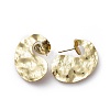 Brass Stud Earrings EJEW-L234-38G-2