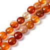 Natural Red Agate Beads Strands G-T047-A02-01-1