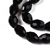 Opaque Solid Color Imitation Jade Glass Beads Strands EGLA-A037-P6x8mm-D04-3