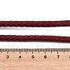 Braided Leather Cord with Core WL-F009-5mm-04-2