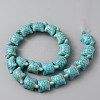 Dyed Synthetic Turquoise Beads Strands G-WH0030-12A-2