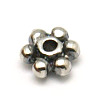 925 Sterling Silver Daisy Spacer Beads X-STER-A010-167-2