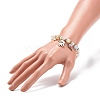 Colorful Alloy Enamel Cute Charms Bracelet BJEW-JB08661-04-3