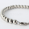 Tarnish Resistant 304 Stainless Steel Beaded Bracelets BJEW-N240-16P-2