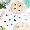 SUPERFINDINGS 175Pcs 7 Colors Sew on Rhinestone RGLA-FH0001-01-2