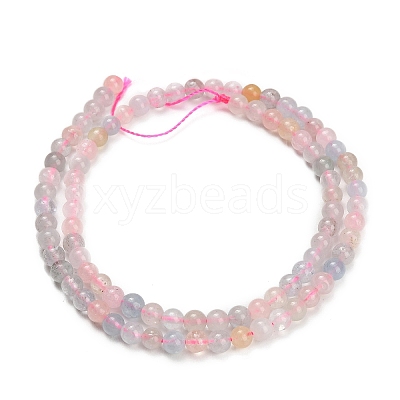 Natural Morganite Beads Strands GG-G476-4mm-01-1
