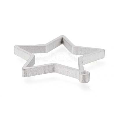 Tarnish Resistant 304 Stainless Steel Open Back Bezel Pendants STAS-K208-11P-1