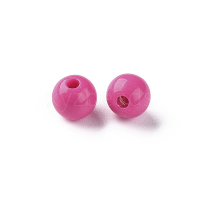 Opaque Acrylic Beads X-MACR-S370-C8mm-A13-1
