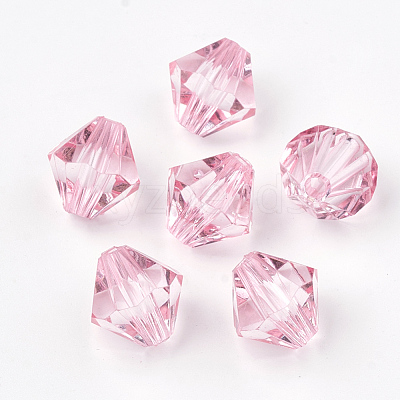Transparent Acrylic Beads X-TACR-S146-4mm-02-1