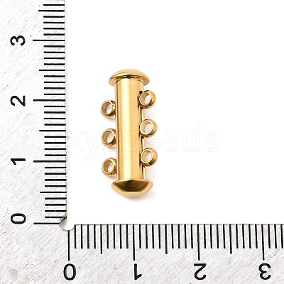 304 Stainless Steel Slide Lock Clasps STAS-F350-01B-G-1
