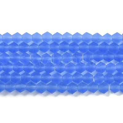 Imitate Austrian Crystal Frosted Glass Beads Strands EGLA-A039-T3mm-MD07-1