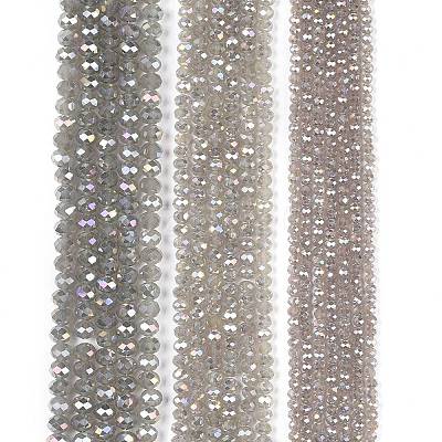 Electroplate Glass Beads Strands EGLA-A044-J4mm-B10-1