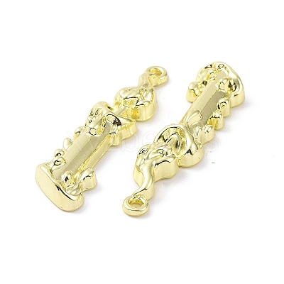 Rack Plating Alloy Pendants PALLOY-D007-69LG-1