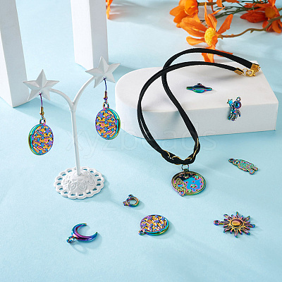 38Pcs 19 Style Alloy Charms FIND-KS0001-24-1