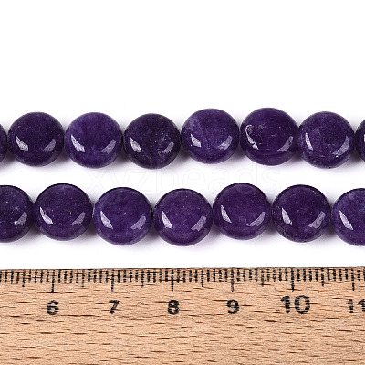Dyed Natural White Jade Beads Strands G-T143-16A-1