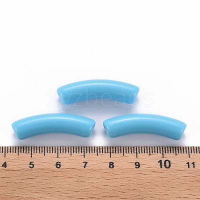 Opaque Acrylic Beads X-MACR-S372-002B-S012-1