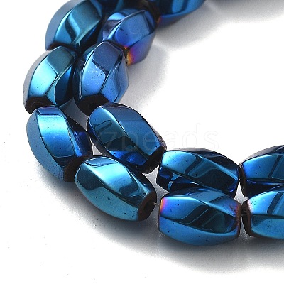 Electroplated Synthetic Magnetic Hematite Beads Strands G-P545-G01-02E-1