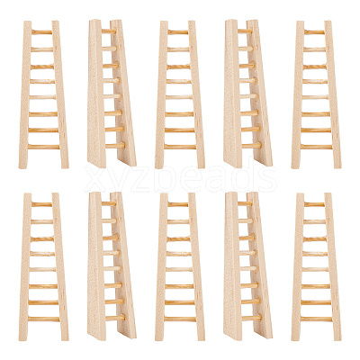 Mini Wooden Stairs Furniture DJEW-WH0015-114-1