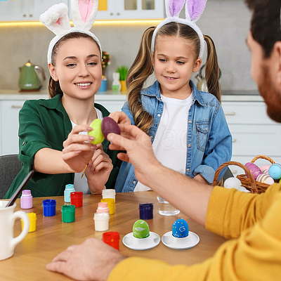 Ceramic Easter Egg Holders AJEW-WH0083-34-1