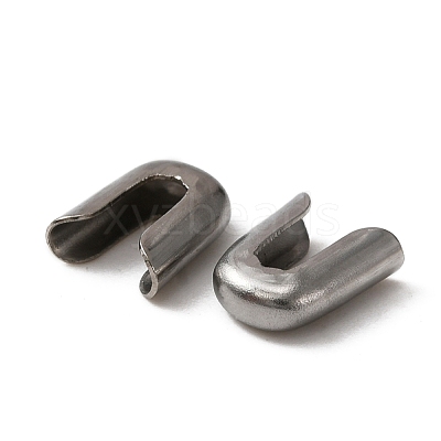 304 Stainless Steel Tips Covers for Spiral Bone FIND-WH0038-04P-02-1