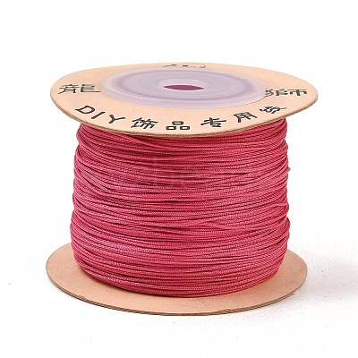 Nylon Braided Cord for Woven Jewelry Making Macrame Craft NWIR-D055-0.6mm-18-1