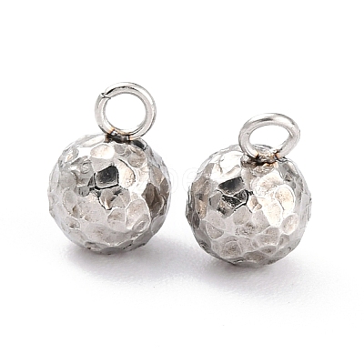 Tarnish Resistant 304 Stainless Steel Charms STAS-O147-03B-P-1