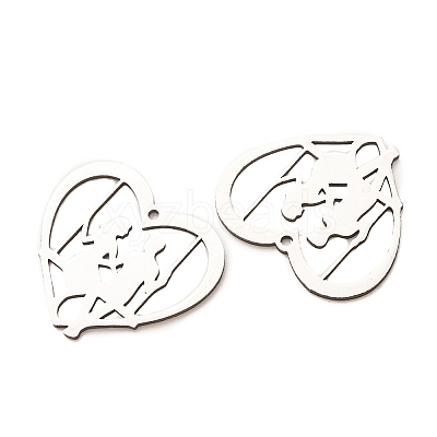 Valentine's Day 201 Stainless Steel Pendants SA-CBA49C1-02P-1