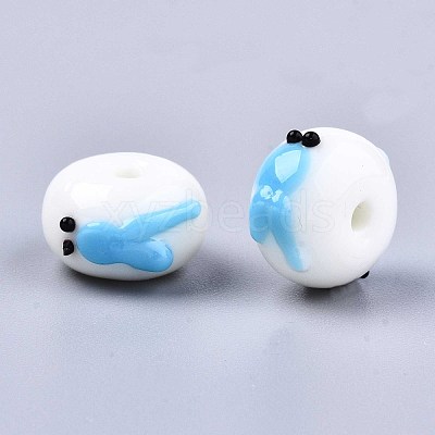 Handmade Bumpy Lampwork Beads LAMP-S194-004B-1