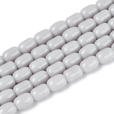 Opaque Glass Beads Strands GLAA-T028-14P-02-1