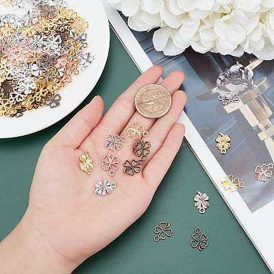 140Pcs 7 Style Alloy Pendants PALLOY-PH0001-94-1