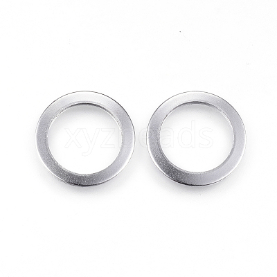 Non-Tarnish 304 Stainless Steel Linking Rings X-STAS-P108-07P-1