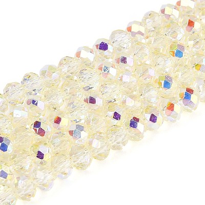 Transparent Glass Beads Strands LS-EGLA-N016-3mm-05-1