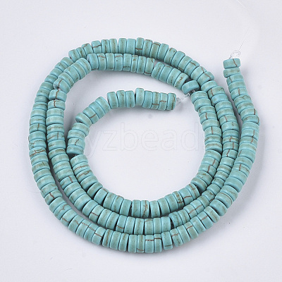 Synthetic Turquoise Beads Strands TURQ-S282-22C-1