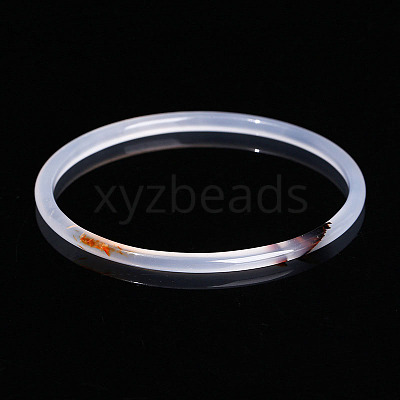 Dyed Natural Dendritic Agate Simple Plain Bangle for Women FIND-PW0021-09B-08-1