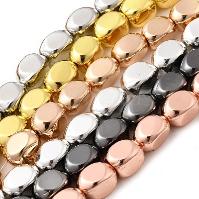 Electroplate Glass Beads Strands EGLA-F166-02B-1