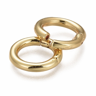 Brass Twister Clasps KK-F821-01A-G-1