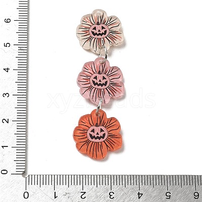 Halloween Printed Acrylic Big Pendants AC-CBACFA6-01B-P-1