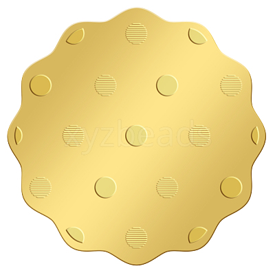 Self Adhesive Gold Foil Embossed Stickers DIY-WH0211-251-1