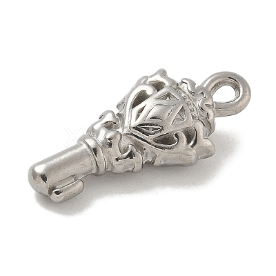 Anti-Tarnish 304 Stainless Steel Pendants STAS-Q334-60P-1