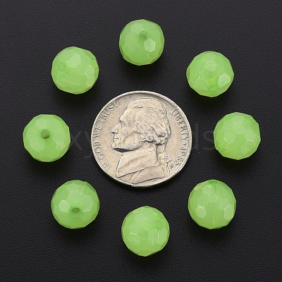 Imitation Jelly Acrylic Beads MACR-S373-97A-E06-1