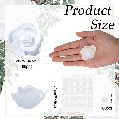 Mini Foam Artificial Rose KY-CA0001-49-1