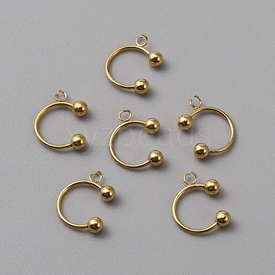 304 Stainless Steel Ear Cuff Findings FIND-WH0110-492G-1