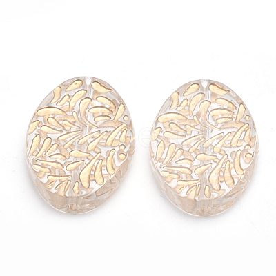 Plating Acrylic Beads X-PACR-S219-01-1
