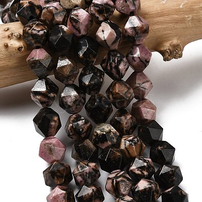 Natural Rhodonite Beads Strands G-Z119-A19-03-1